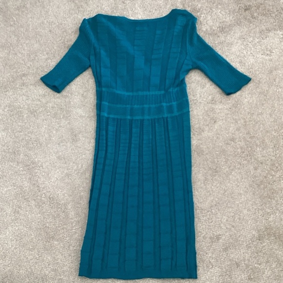 Missoni Turquoise Knit Midi Dress - Picture 5 of 6